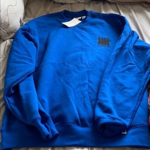 Undefeated Crewneck 5 Strikes Blue Size Medium NWT